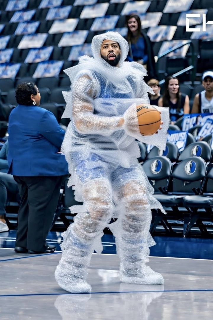 bob半岛体育平台-易碎品 要用泡沫膜保护！美媒调侃：浓眉已回归赛场！